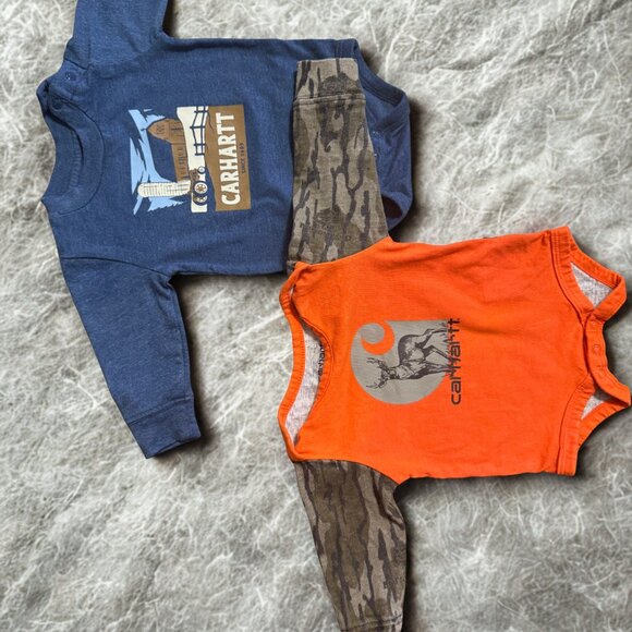 3M Carhartt Boy’s Bodysuit Pair - Picture 1 of 3